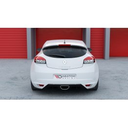 Накладки сплиттеры боковые на задний бампер на Renault Megane III RS